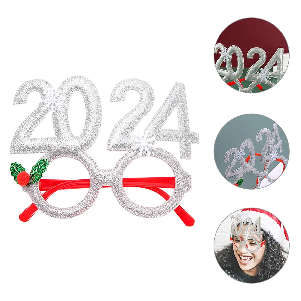 

Christmas Glasses Props Funny Party Decorative Photo Booth Eyeglasses Holiday Wear Eyewear Sunglasses