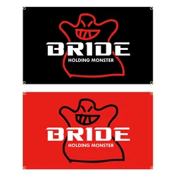 90x150cm Brides Jdm Car Culture Seat Flag Polyester Printed Racing Banner Garage or Outdoor For Decoration