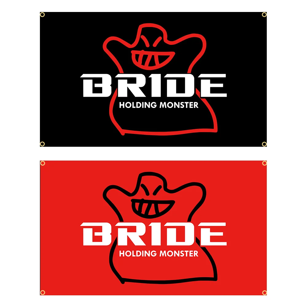 90x150cm Brides Jdm Car Culture Seat Flag Polyester Printed Racing Banner Garage or Outdoor For Decoration