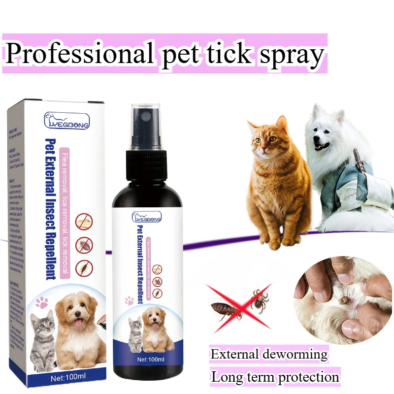 LAVIE LIFE Professional for Pet Tick Spray Ticks Spray That Repels and Prevents Ticks Spray for Pets   Cats Dogs Prevent Ticks