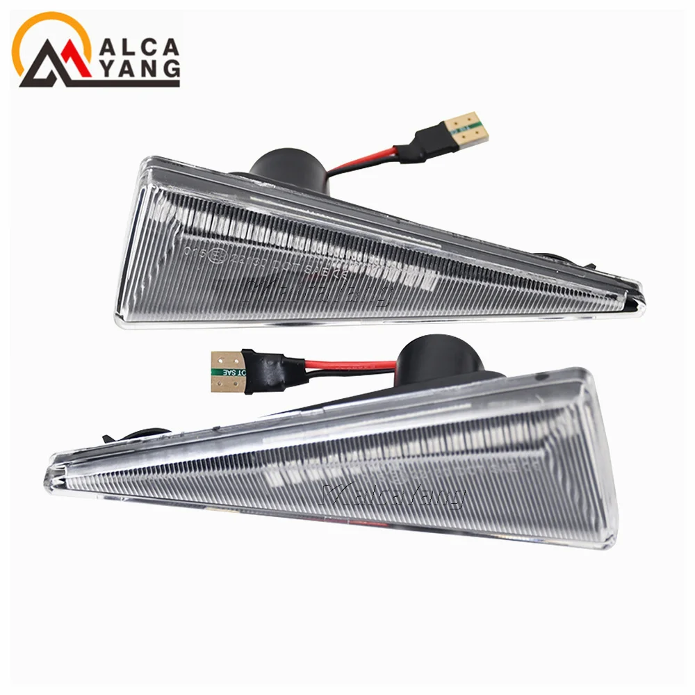 2 Stück LED Dynamische Seitenmarkierungs-Blinkleuchte für Renault Megane MK2 CC Espace MK4 Scenic MK2 Wind Avantime Thalia 2 – Detail 13