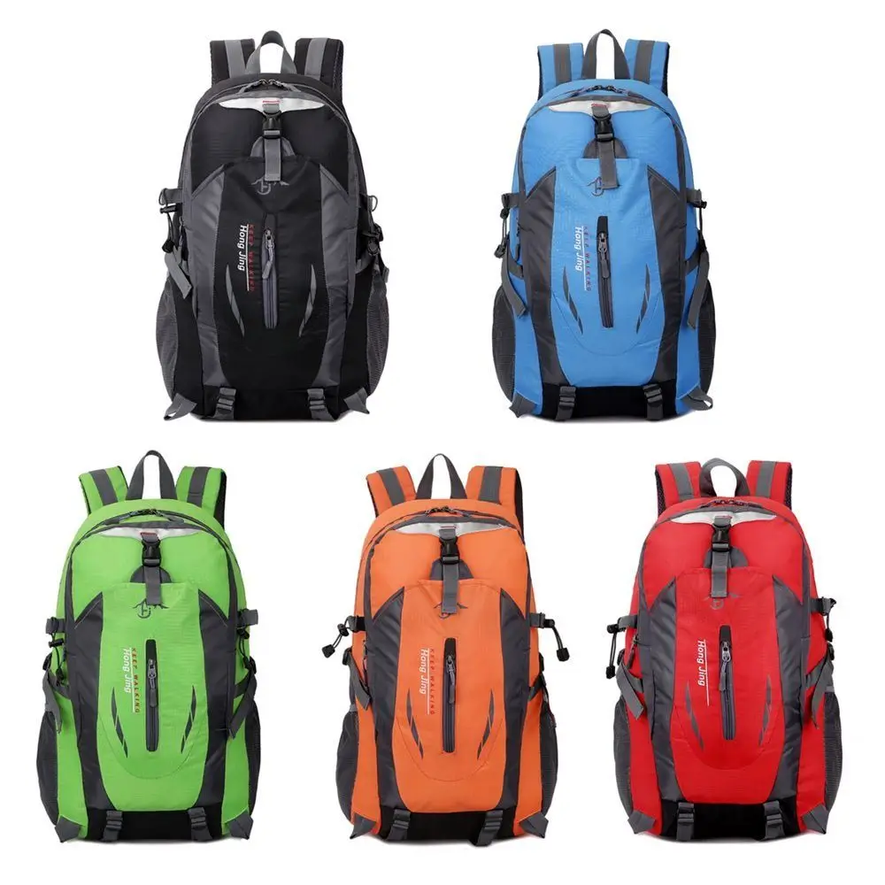 Nylon Sports Waterproof Hiking 40L Large Capacity Camping Backpack Travel Bag Travel Rucksack