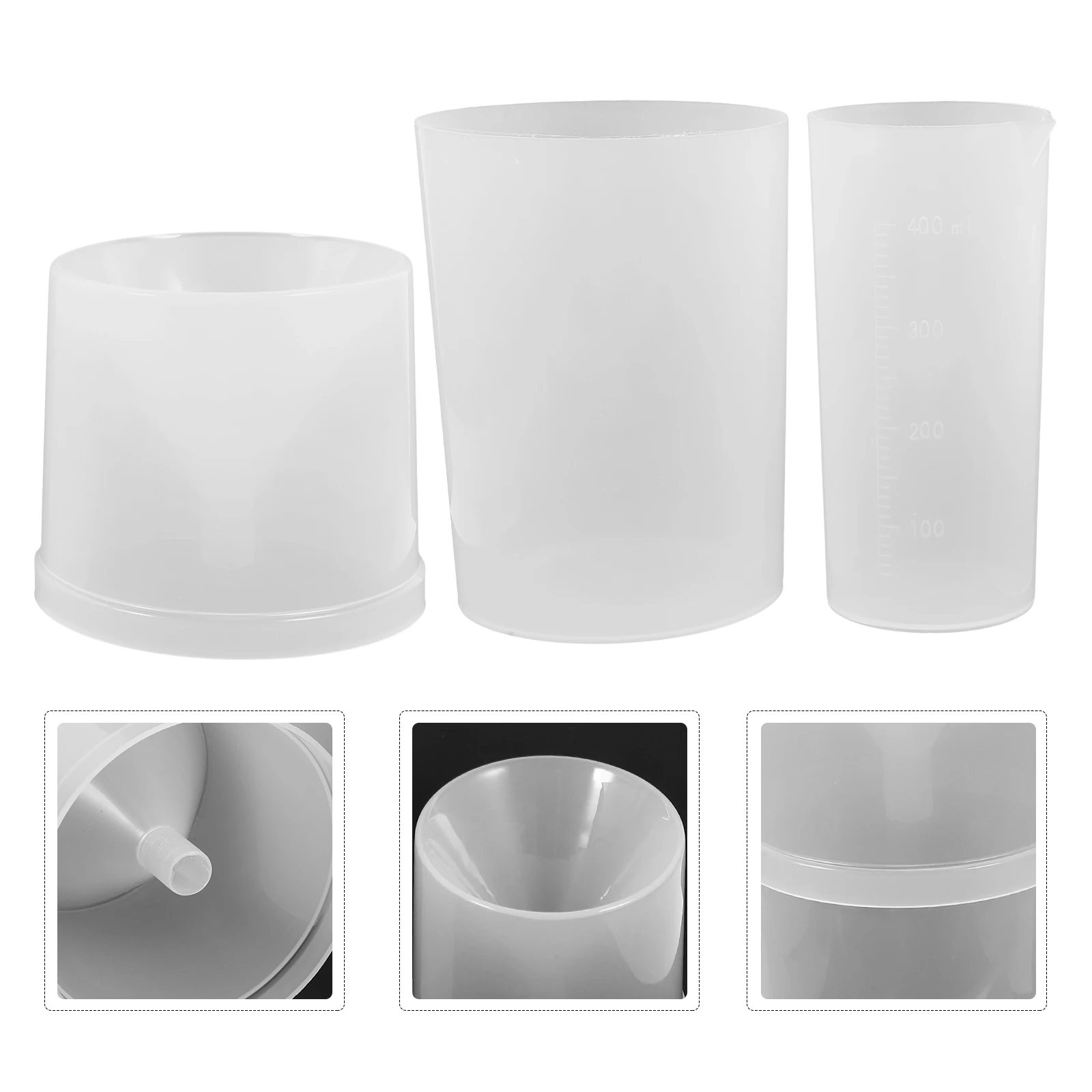 1 set pluviometro in plastica facile da leggere accurato prato giardino agricoltura a forma di cono tubo trasparente calibri livello acqua forniture