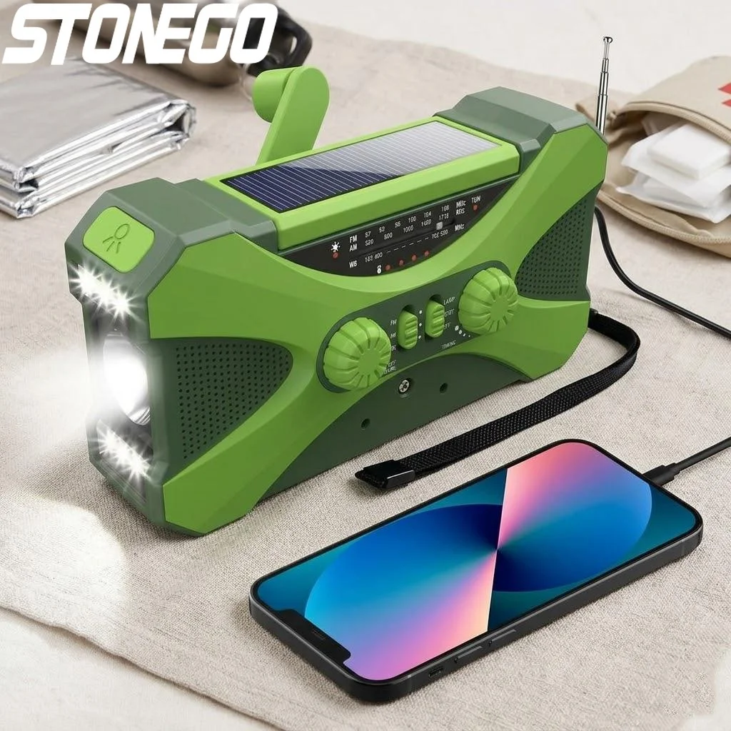 lampe-torche-led-rechargeable-portable-radio-solaire-haut-parleur-d'urgence-10000mah-avec-alarme-sos-pour-le-camping-et-la-randonnee