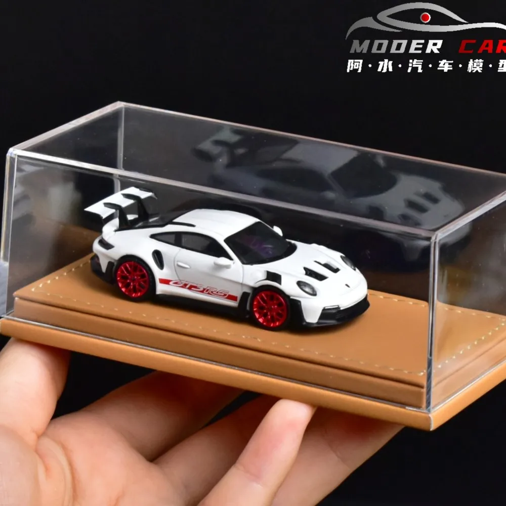 Fond en cuir acrylique Giftable 1:64, modèle d'affichage universel, boîte à poussière de voiture (hors voiture)