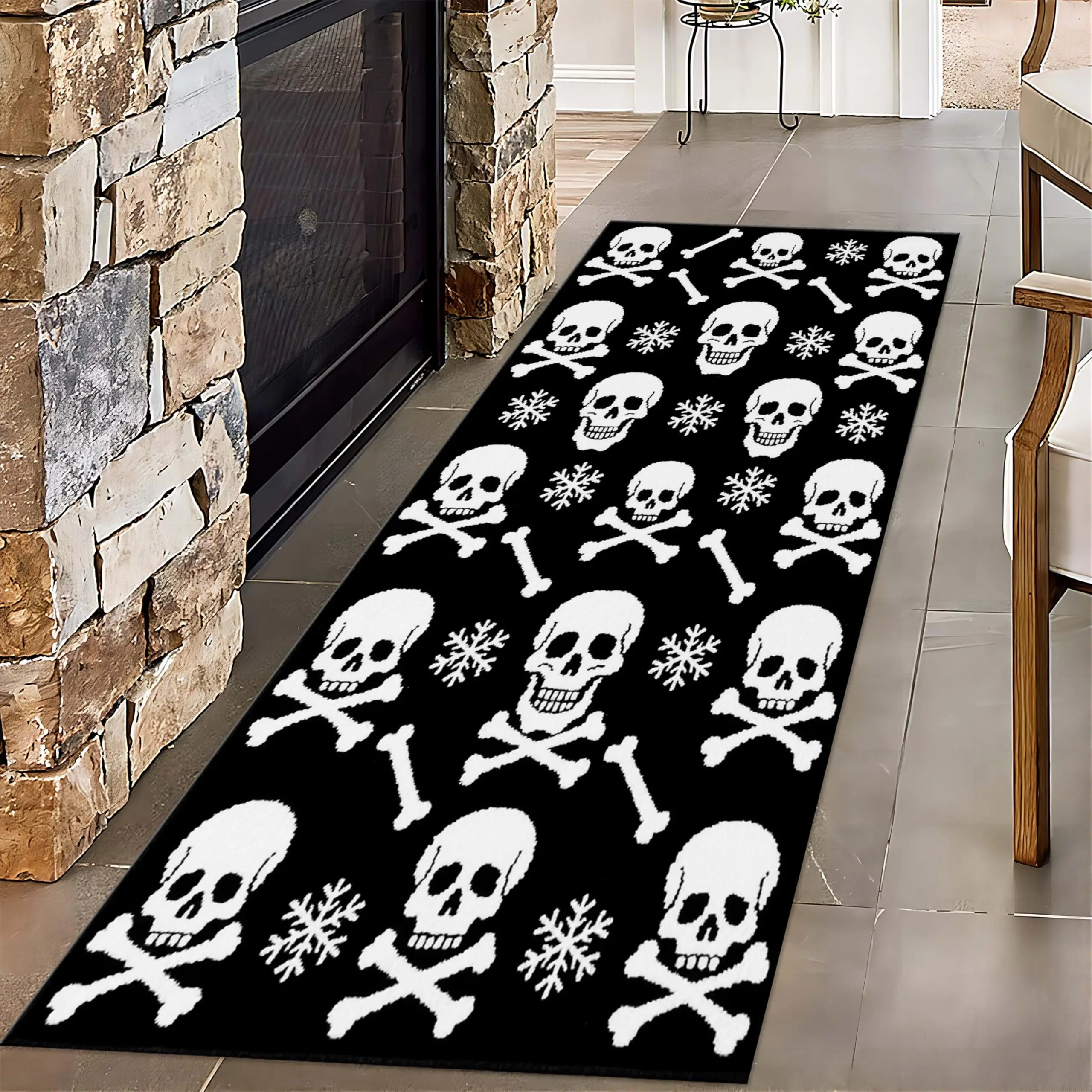 Commercial Kitchen Mats - Alfombra de pasillo con diseño gótico