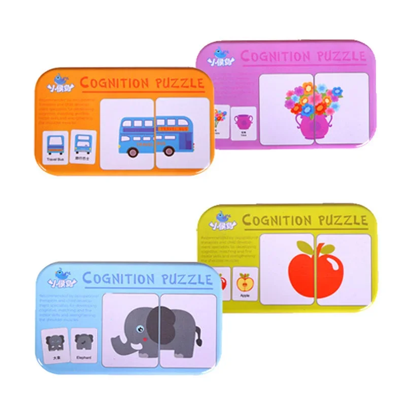 

Картонная головоломка для транспортировки животных, буквенно-цифровое соединение, просветительская головоломка для раннего образования, карточка для грамотности, игрушка в подарок