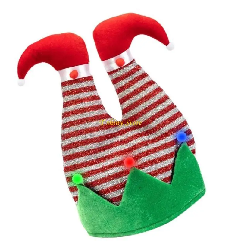 n58f للجنسين عيد الميلاد بيني قبعة القفرة القبعة البهجة قبعة فضفاضة قبعة leprechaun الخريف الشتاء