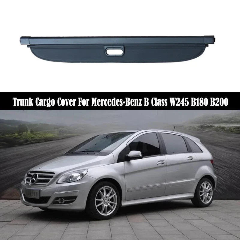 

Trunk Cargo Cover For Mercedes-Benz B Class W245 B180 B200 2008-2011 Security Shield Rear Luggage Curtain Partition Privacy