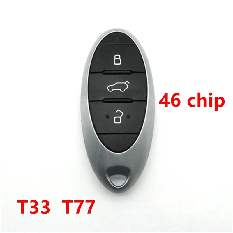 433Mhz Car Keyless Entry Smart Remote Key With Chip For FAW BESTUNE B50 T77 Pro T33 T99 X80 X40