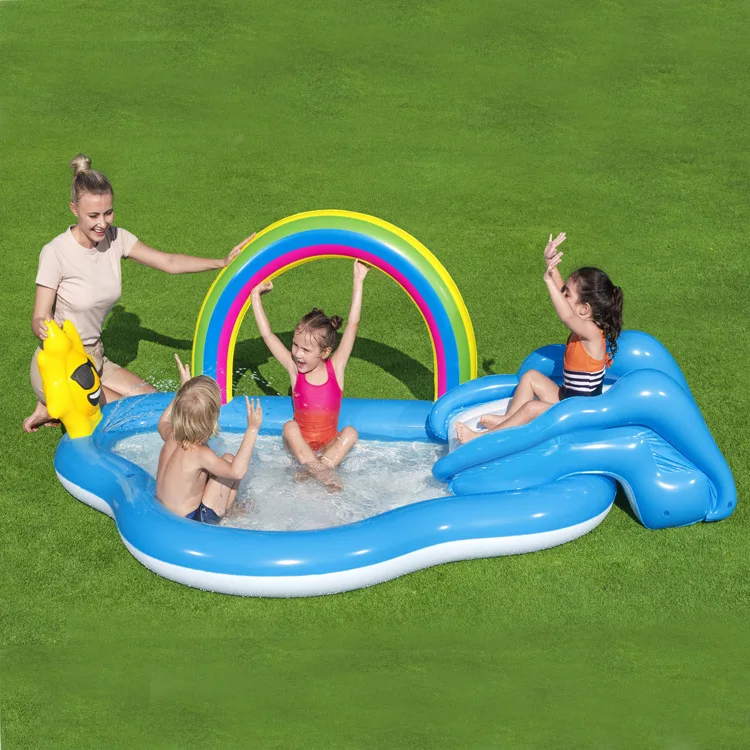 

Railbow Design Inflatable Swimming Pools Ocean Ball Pool Paddling Pool Kids Swimming Pool Thickened Fishing Beach Pools Children