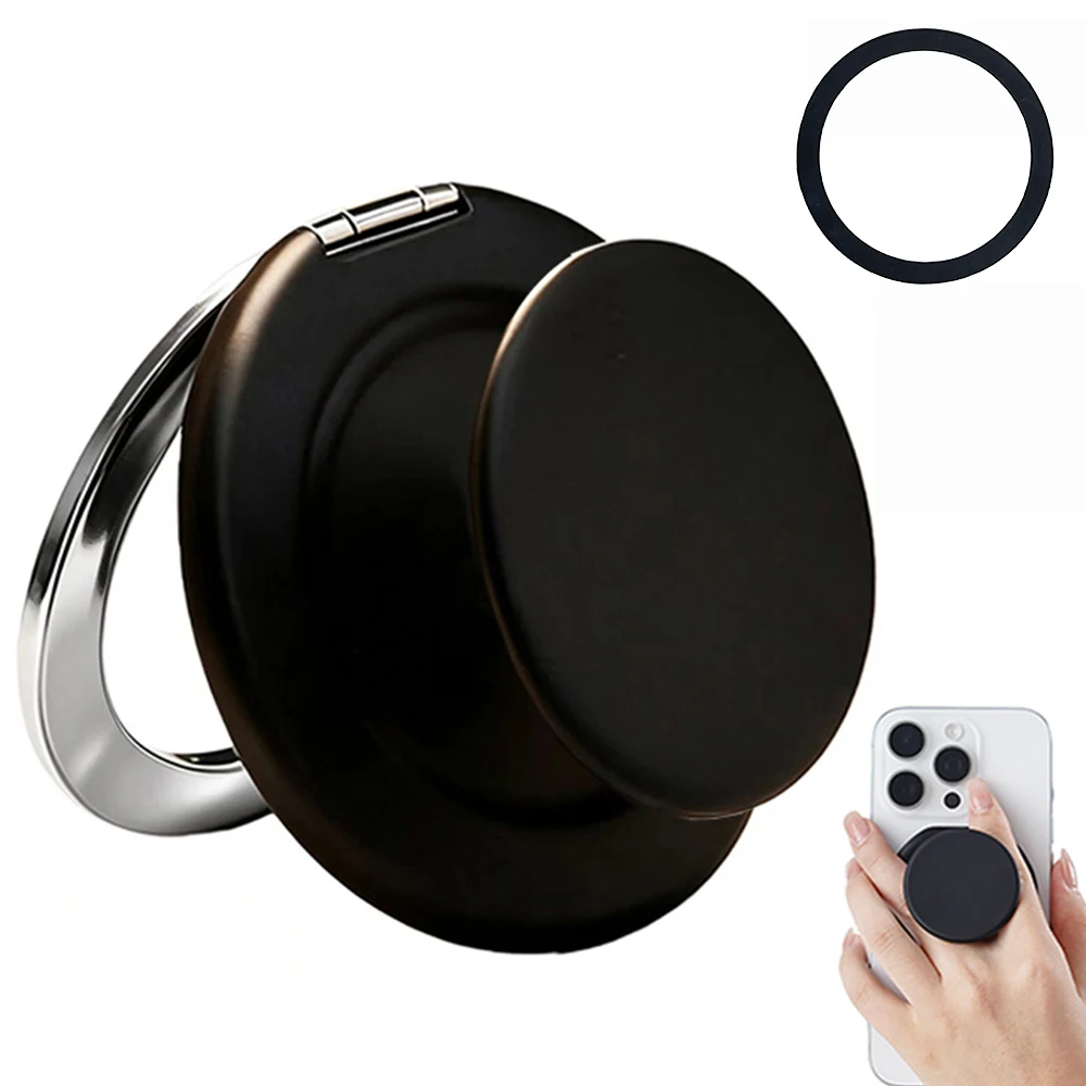 

Magnetic Phone Grip Finger Ring Holder Kickstand Socket for MagSafe Accessories for iPhone 17 16 15 14 Pro Max Phone Griptok