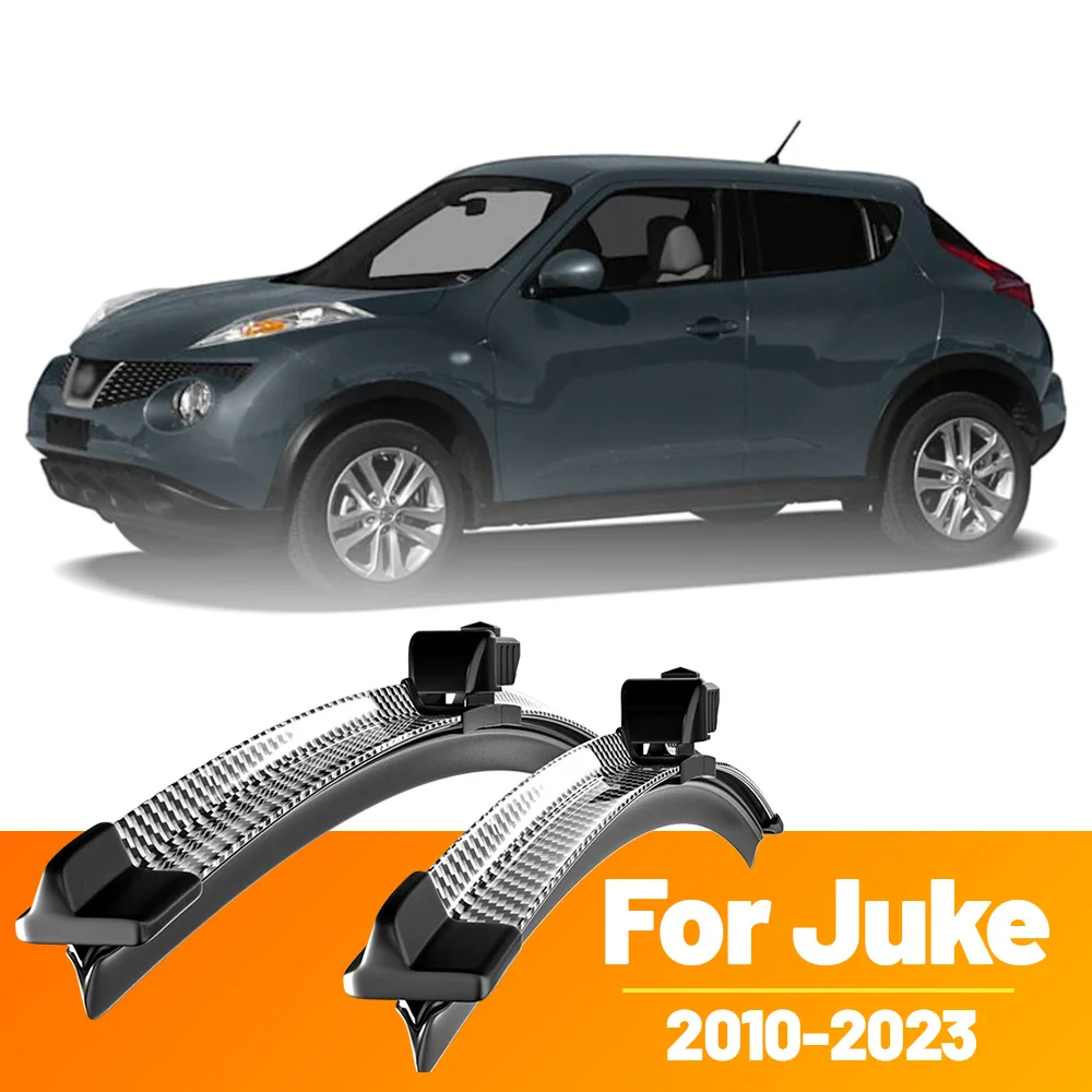 2 Stück Frontscheibenwischerblätter aus Kohlefaser für Nissan Juke F15 F16 2010-2023 2011 2019 2020 2021 2022