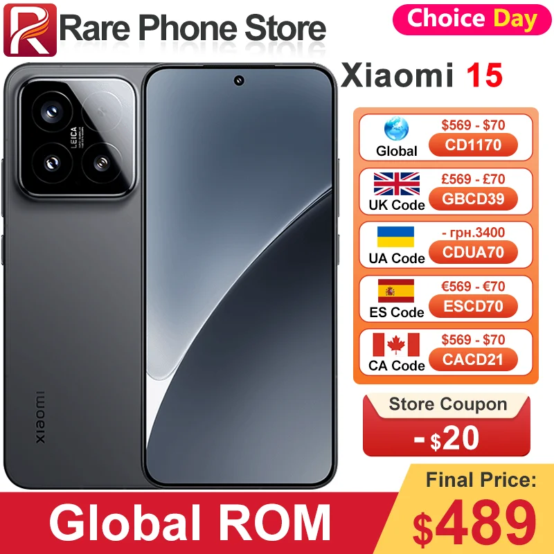 CN Global ROM Xiaomi 15 256 ГБ/512 ГБ Snapdragon 8 Elite 50 МП + 32 МП Камера 90 Вт 5400 мАч Аккумулятор 6,36 дюйма 2670x1200 1,5 тыс. OLED-экран CN Global ROM Xiaomi 15 256 ГБ/512 ГБ Snapdragon 8 Elite 50 МП + 32 МП Камера 90 Вт 5400 мАч Аккумулятор 6,36 дюйма 2670x1200 1,5 тыс. OLED-экран