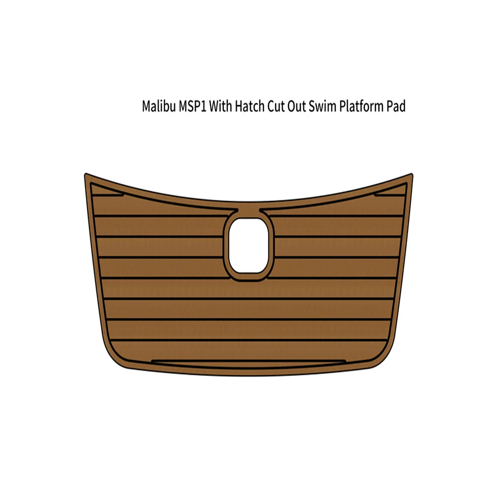 

Swim Platform With Hatch Cutout Pad Boat EVA Foam Teak Deck Floor For Malibu MSP1