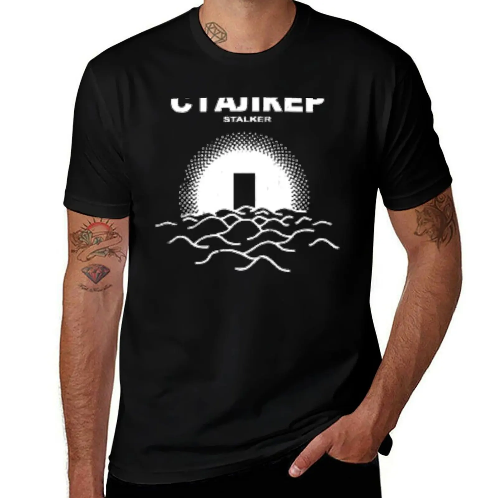 

Stalker Tarkovsky T-Shirt t shirt man cotton man t shirt heavy cotton t shirt man casual T-shirt