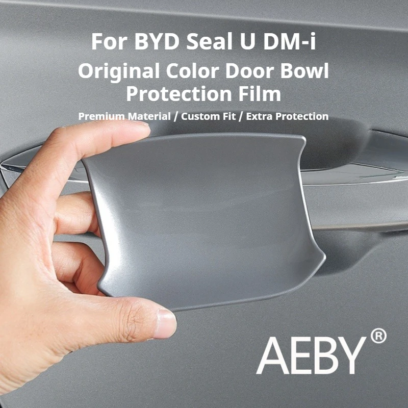 

AEBY For BYD Seal U DM-i 2020-2025 Car Door Handle Protective Film, Outer Scratch Guard Cover Sticker, Auto Exterior Accessories