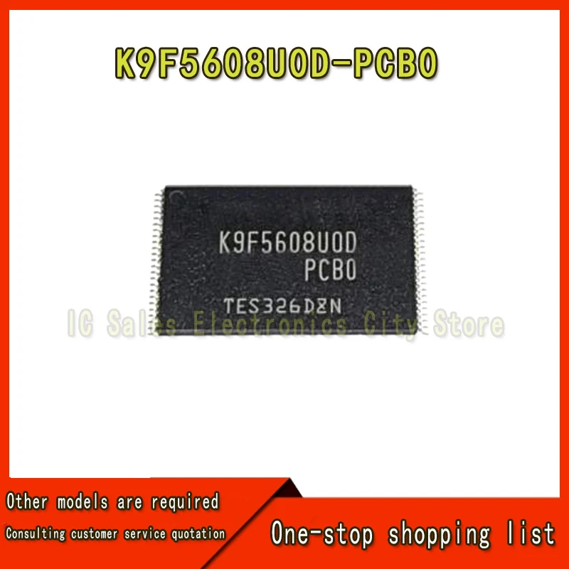 (10 Stuks) Nieuwe K9F5608U0D-PCB0 K9F5608UOD-PCBO K9f5608u0d K9f5608uod TSOP-48 Chipset