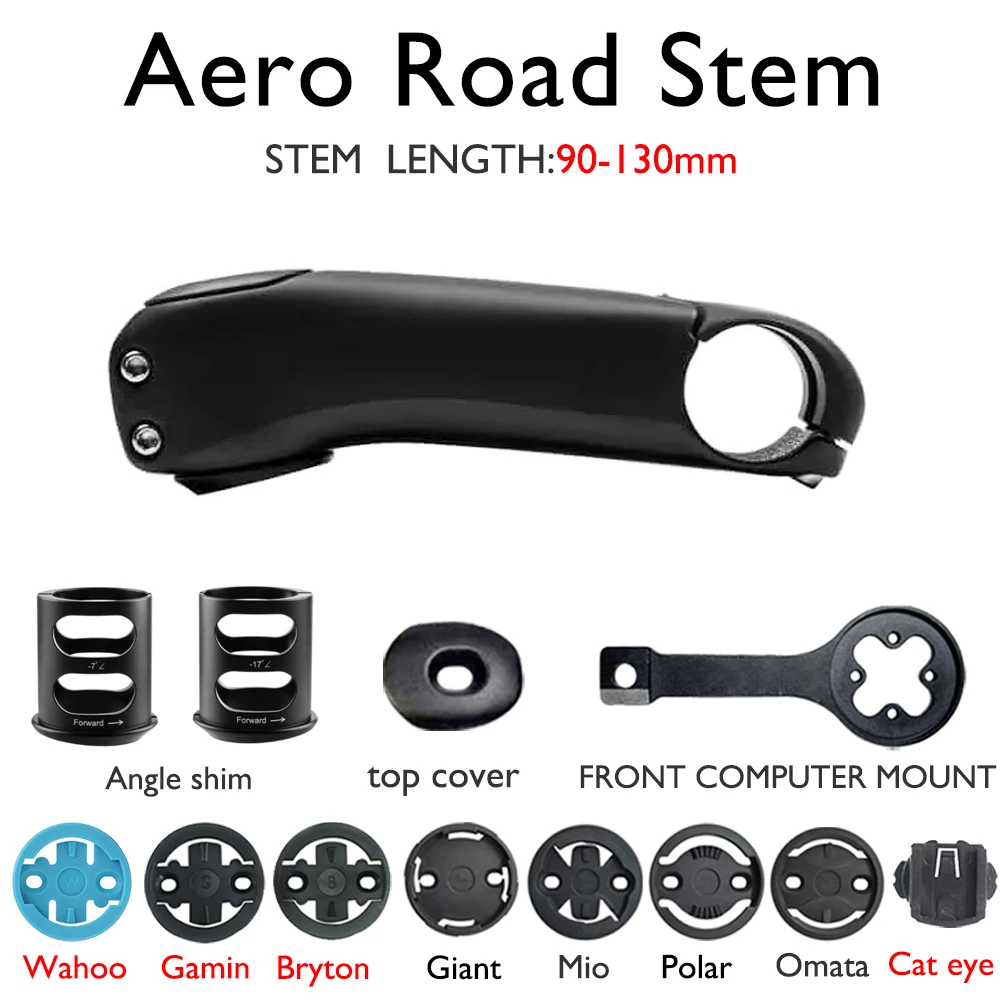 

Шоссейный вынос AERO Carbon Aero с регулируемым углом 165 г, 31,8 мм, подходит для шоссейных велосипедов Creston iC SL с аксессуарами и креплением для велосипеда