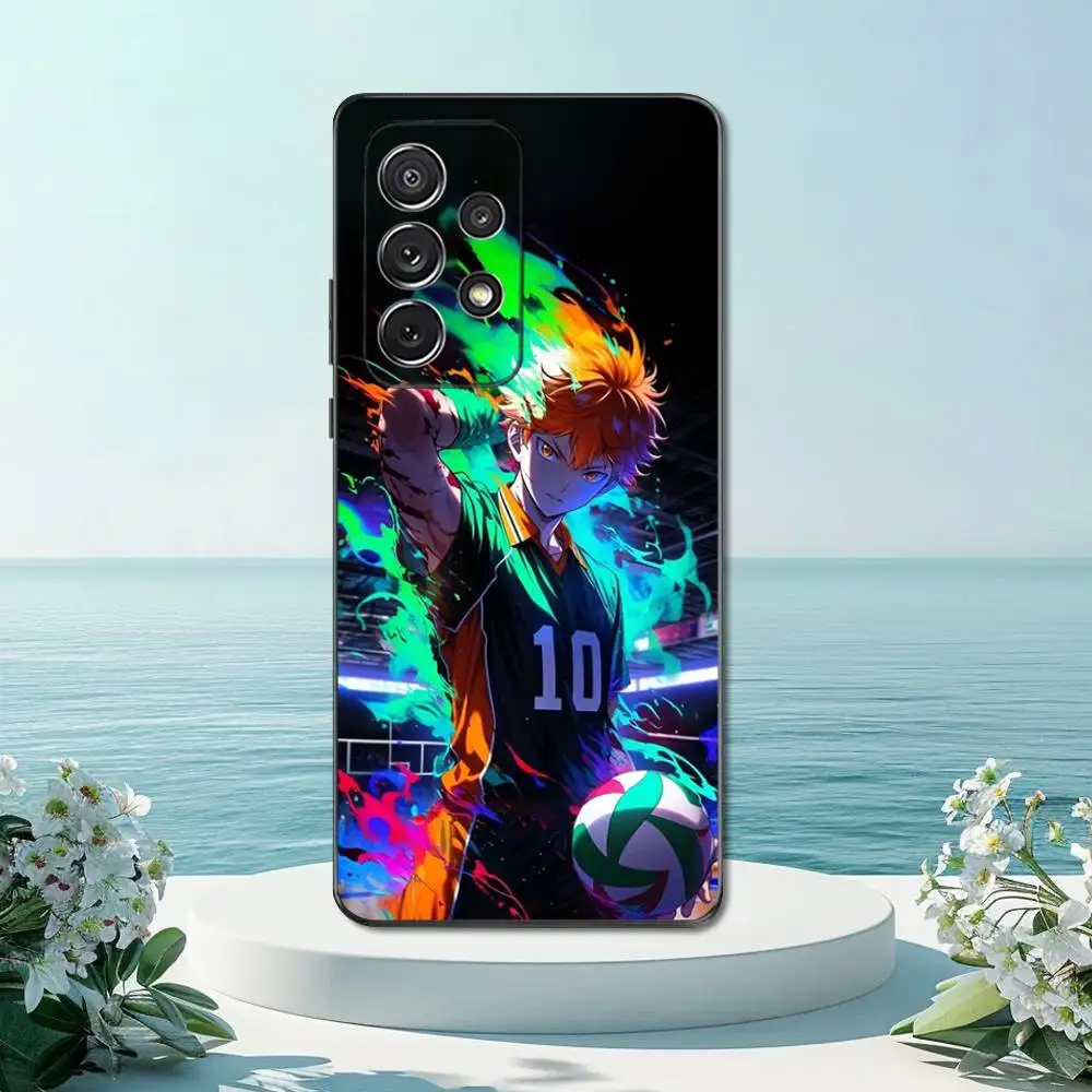 Funda de teléfono Cool h-haikyuus k-arasuno para Samsung S22,S21,S20,S10,S9,S25,S24,S23,Ultra,FE,Plus,Lite, funda negra de silicona suave