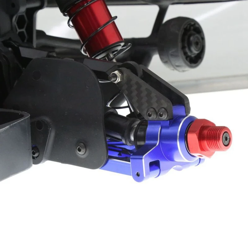 Передние рулевые чашки из алюминиевого сплава ARA 330792   Для Arrma 1/10 Kraton Outcast 1/8 Mojave RC автомобиль обновление запасные части синий