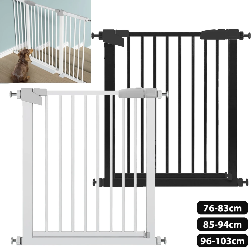 Pet Fence Safety Door for Baby Gate Children's Safety Barrier Dog Balcony Gate Household door barrier Kitchen Indoor Gate