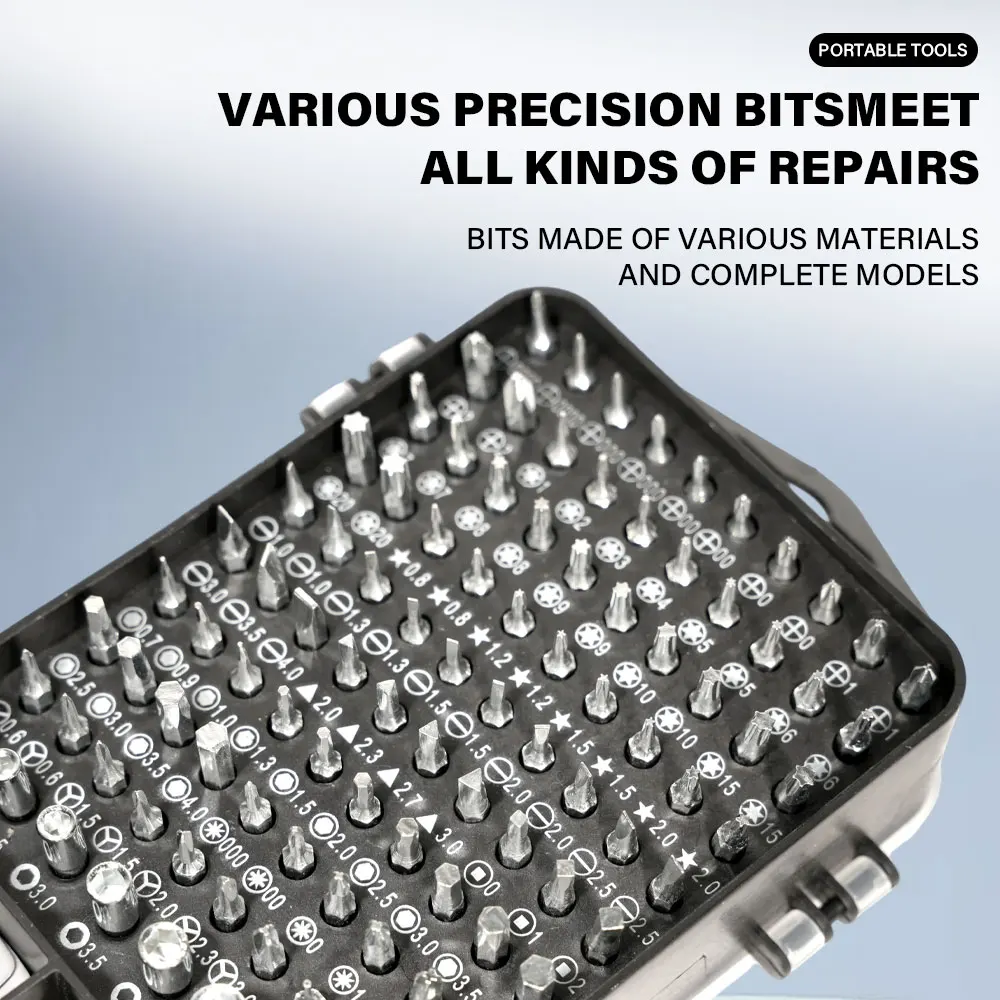 Hot sell 115 in 1 Precision Screwdriver Set Multifunctional Magnetic Repair Tool Kit for Computer Laptop Phone Household Repairs