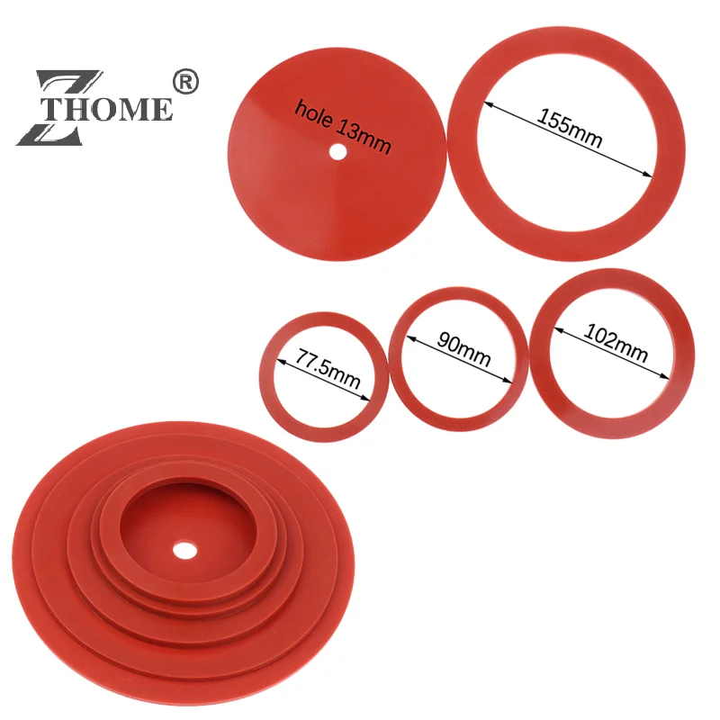 Silicone Gaskets High Temperature Casting Gasket For Casting Machine 3/3.5/4/6 Inch Jewelry DIY Accessory