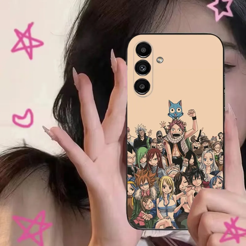 F-FAIRY T-TAIL Anime  Phone Case For Samsung S24,S21,S22,S23,S30,Ultra,S20,Plus,Fe,Lite,Note,10,9,5G Black Soft Cover