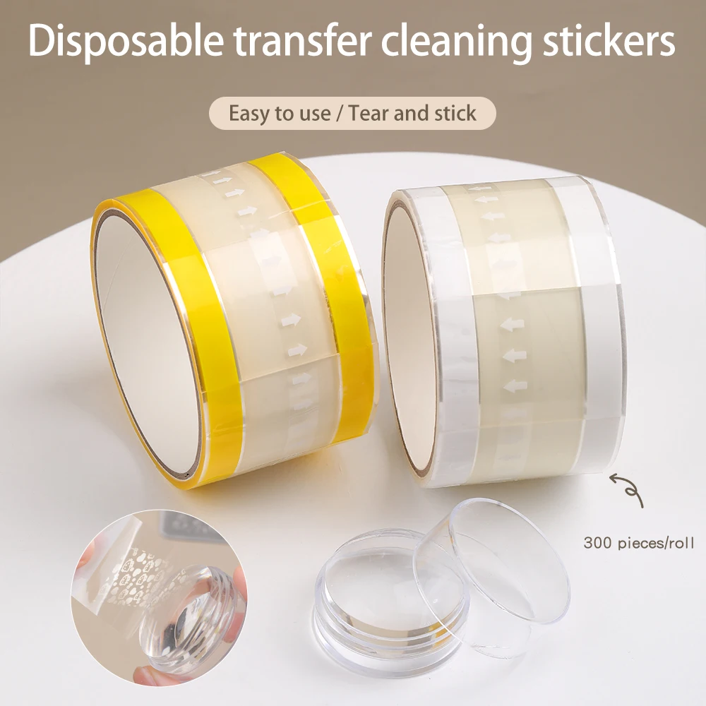 300 قطعة من أوراق تنظيف ختم الأظافر، مناديل مزيل سريعة الذوبان، لا بقايا جل وطلاء عين القط، أداة صالون مانيكير متوافقة #2