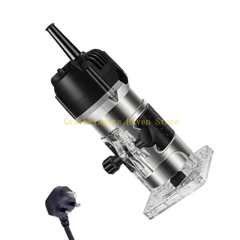 جهاز توجيه الخشب الديناميكي F68D مع مجموعة لقم دقيقة جهاز توجيه النجارة أداة تشذيب الخشب المصنوعة من الألومنيوم ممتازة لتقليم #4