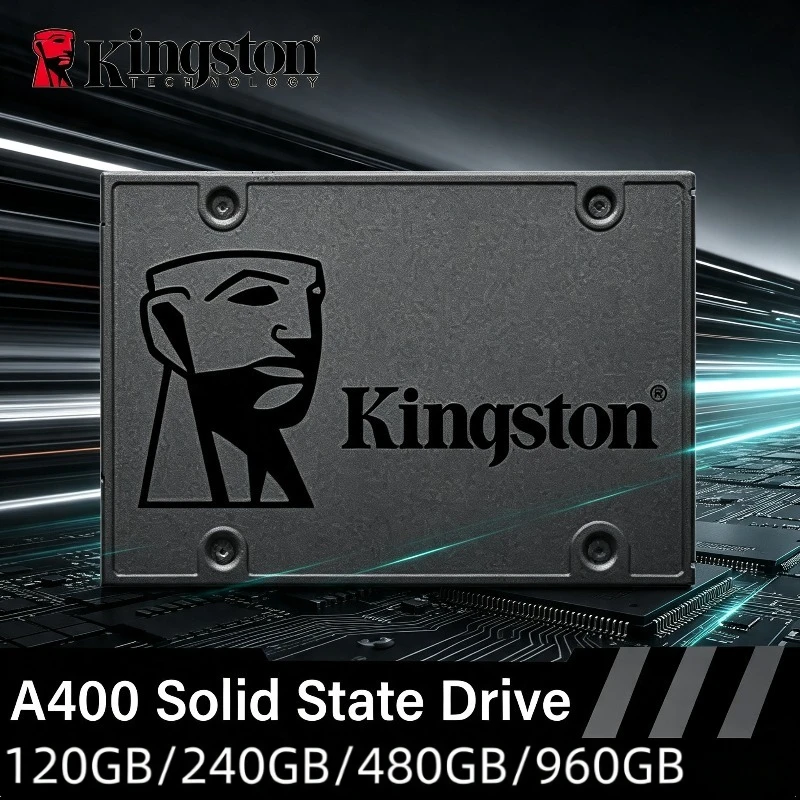 Kingston SSD A400 Internal Solid State Drive 256GB 512GB 2.5 Inch SSDs SATA III HDD Hard Disk for Laptop Desktop PC