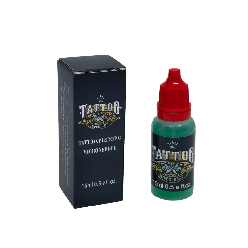 New Tattoo Gel Blue Gel During Surgery Semi Permanent Makeup Microblading Piercing Beauty Body Eyebrow Lips Liner 0.5OZ