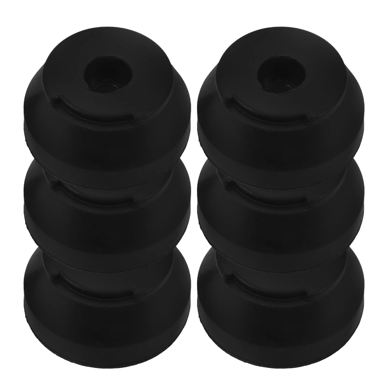 

6pcs Cane Replacement Rubber Foot Heavy Duty Non Slip Cane Tips With Screws For Walking Sticks Crutches Canes Accessories For