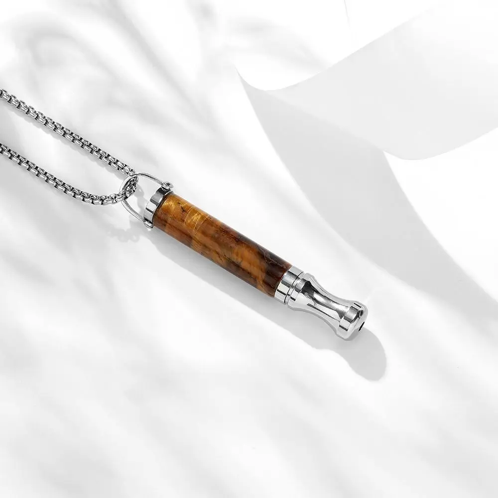 

with Resistance Anxiety Breathing Necklace Stainless Steel Stress Relief Mindful Anapana Breathing Necklace