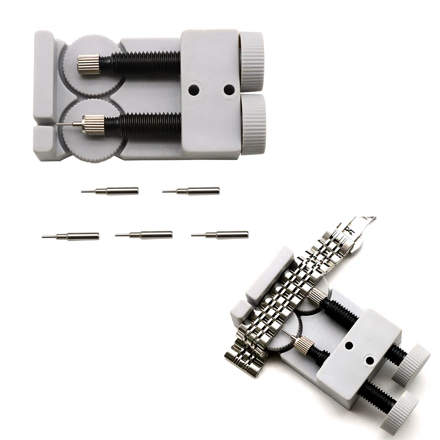 Набор для ремонта часов из 11 предметов, регулируемая длина стального ремешка, открытая задняя крышка часов, инструмент для замены батареи, открывалка для часов