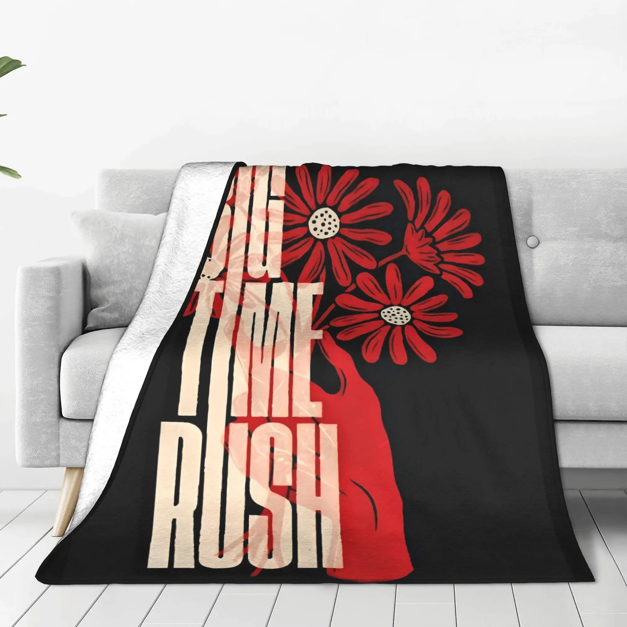 BTR In Real Life Worldwide 2025 Tour Flannel Blanket Winter  Warm Soft Throw Blanket for Child Outdoor Bedspread Sofa Bed Cover