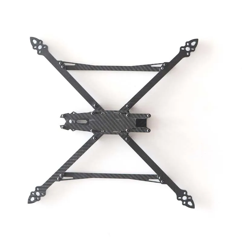 Hskrc xl v2 8 polegadas 9 polegadas 10 polegadas máquina de cruzamento de fibra de carbono fpv fotografia aérea pequena carga longa viagem rack drone