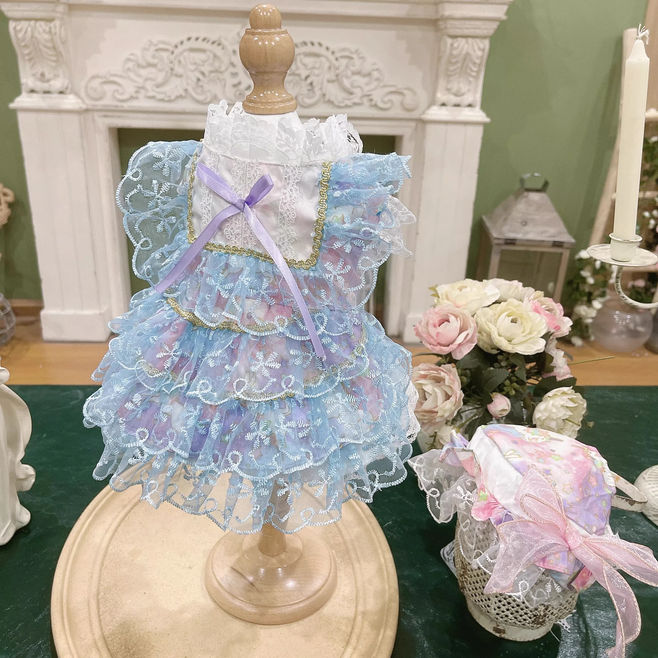 

Original Pet Cat Dog Rabbit Dress Skirt Cake Princess Dress Yorkshire Bee Teddy Bear