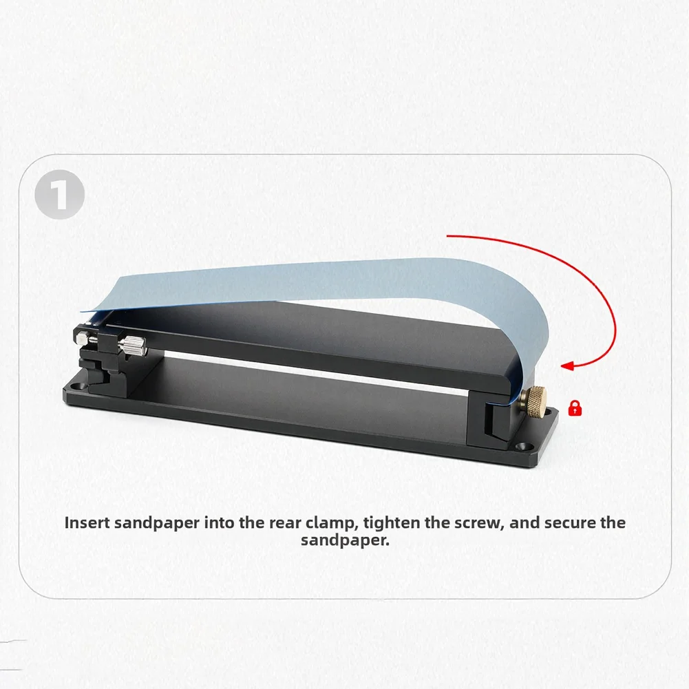 Lightweight Sandpaper Holder Abrasive Tool Professional Finishing Tool 285mm Length Aviation Aluminum Construction