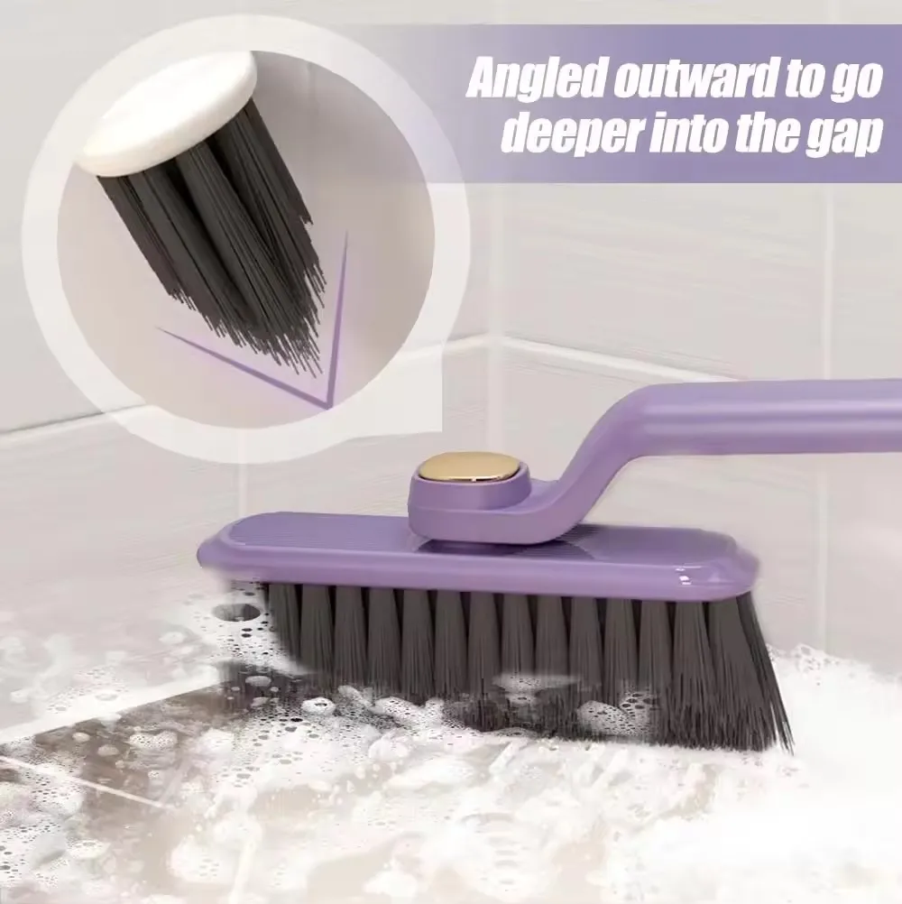 Multi-Function 360 Degree Rotating Crevice Cleaning Brush Kitchen Tile Joints Dead Angle Crevice Gap Cleaner Brush for Floor