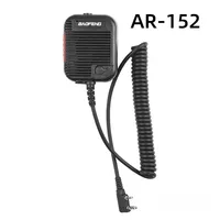 AR-152 Tactical Remote Speaker Mic Volume Adjustable for Baofeng AR-152 UV-5R UV-S9 PLUS Walkie Talkie Two Way Radio