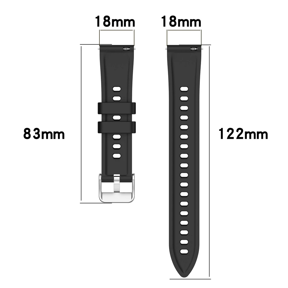 Cinturino universale in silicone 18mm 20mm 22mm per Huawei Watch GT2 GT3 GT4 GT5 GT5 PRO cinturino texture per Samsung Galaxy Watch 3 4 5 6 7