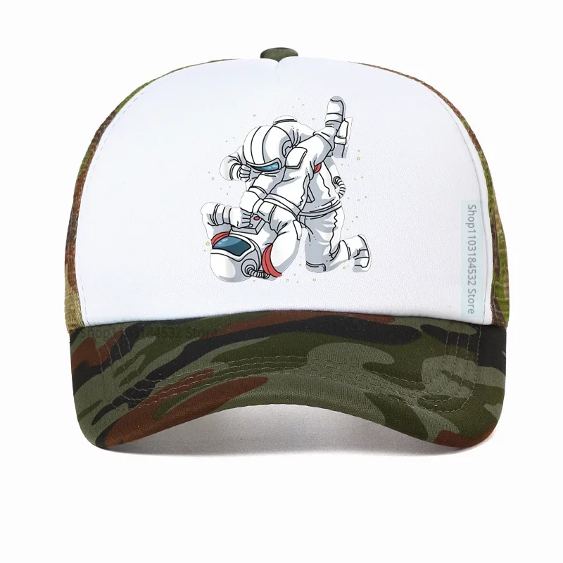 iu Jitsu men hat funny Astronaut BJJ MMA Mens Brazilian Jujitsu Baseball Cap Adjustable Mesh Breathable Trucker hats