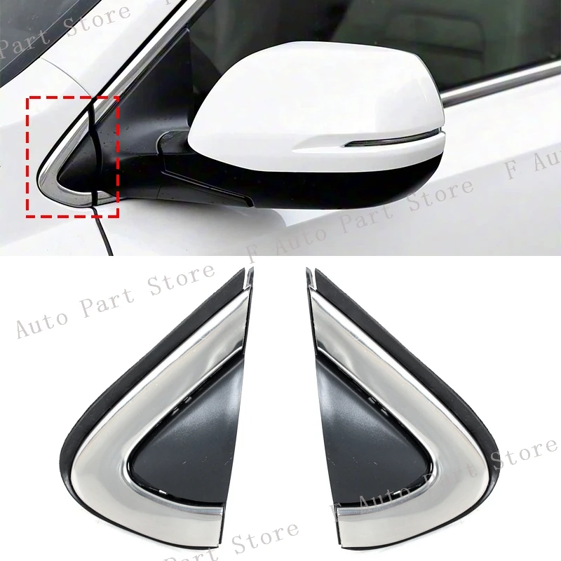 Para Honda CRV 2017 2018 2019 2020 espejo retrovisor Exterior esquina triángulo cubierta embellecedora tapa ventana puerta Panel de moldura