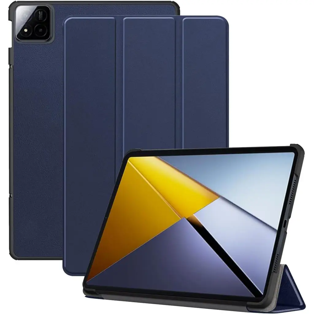 

Ударопрочный чехол из искусственной кожи для Xiaomi Poco Pad X1 11.2 2025 11.2 дюйма