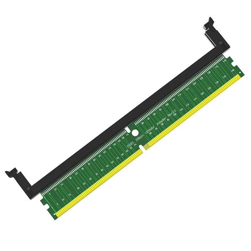 1 PCS DDR5 U-Dimm 288Pin Adapter Ddr5 Memory Test Protection Card With Short Latch Plastic