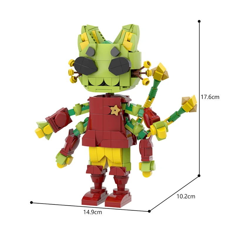 Buildmoc Regretevatored Game Gnarpy Action Figures 375PCS Model Building Blocks Toys For Children Toy Kids Gifts Assemble Bricks