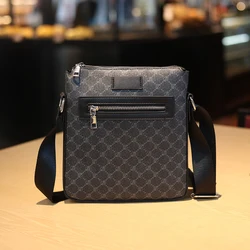 Casual Single Shoulder Crossbody Bag Sling Bag Chest Bags Men's Business Small Square Messenger Bag