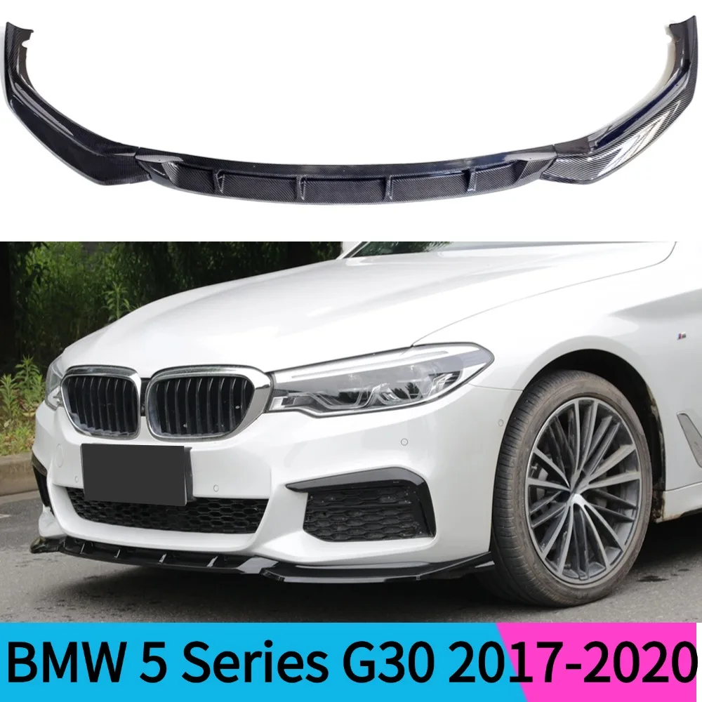 For 2017-2020 BMW 5 Series G30 G31 M-Sport Front Bumper Lip Cover Chin Trim Splitter - Tuning Accessories for Enhanced Vehicle L